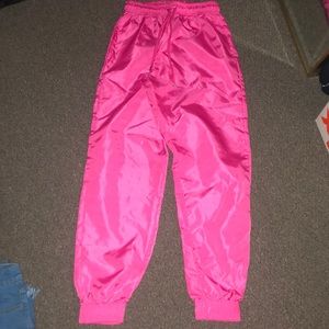 Neon Pink Joggers